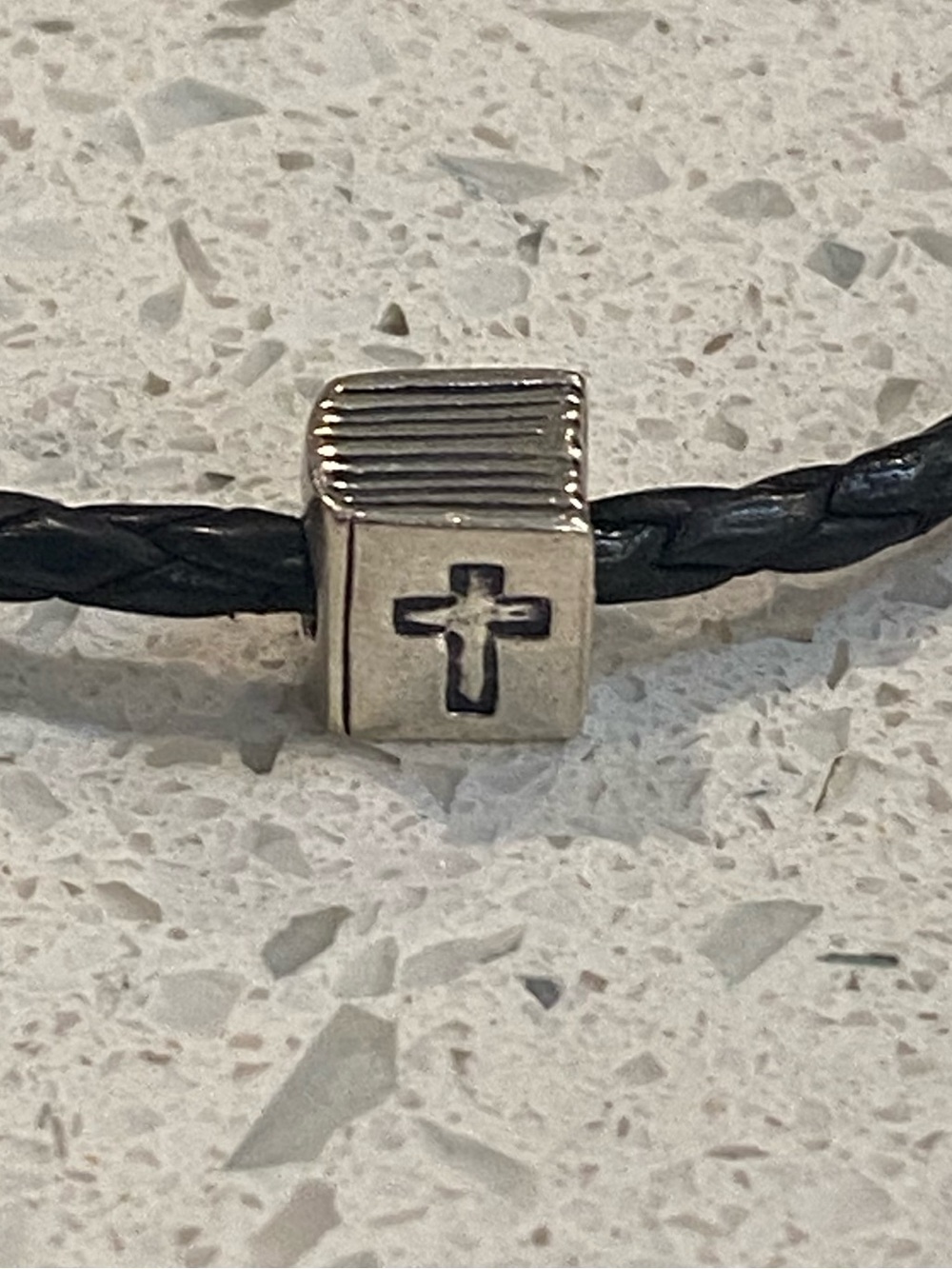 Authentic Pandora Retired Holy Bible Book Charm 925 ALE Cross Silver Religious